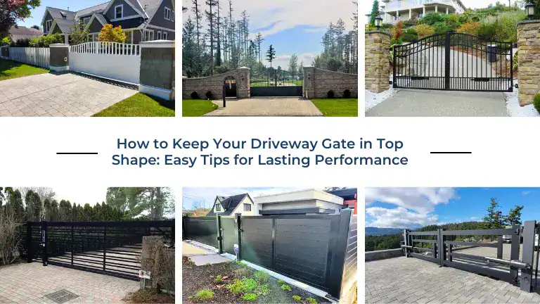 Driveway Gate Maintenance Tips